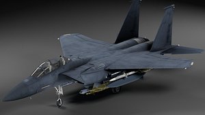 3D McDonnell Douglas F-15E Strike Eagle