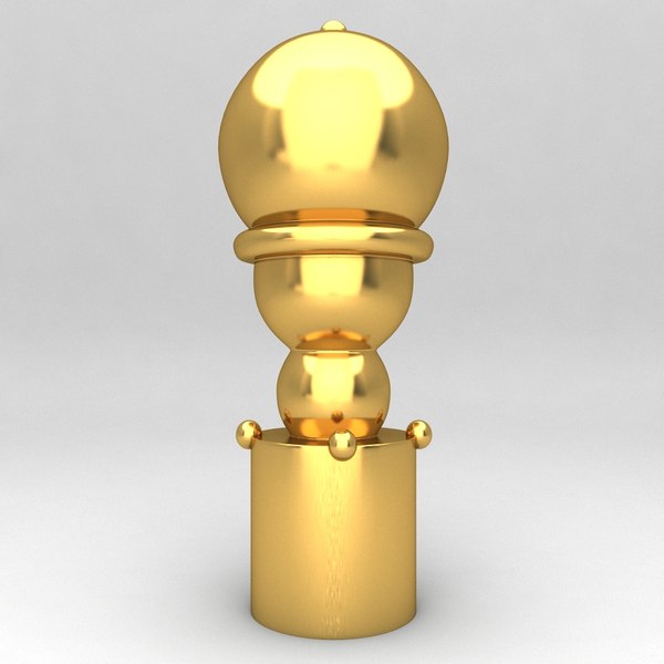 awards trophies 3d max
