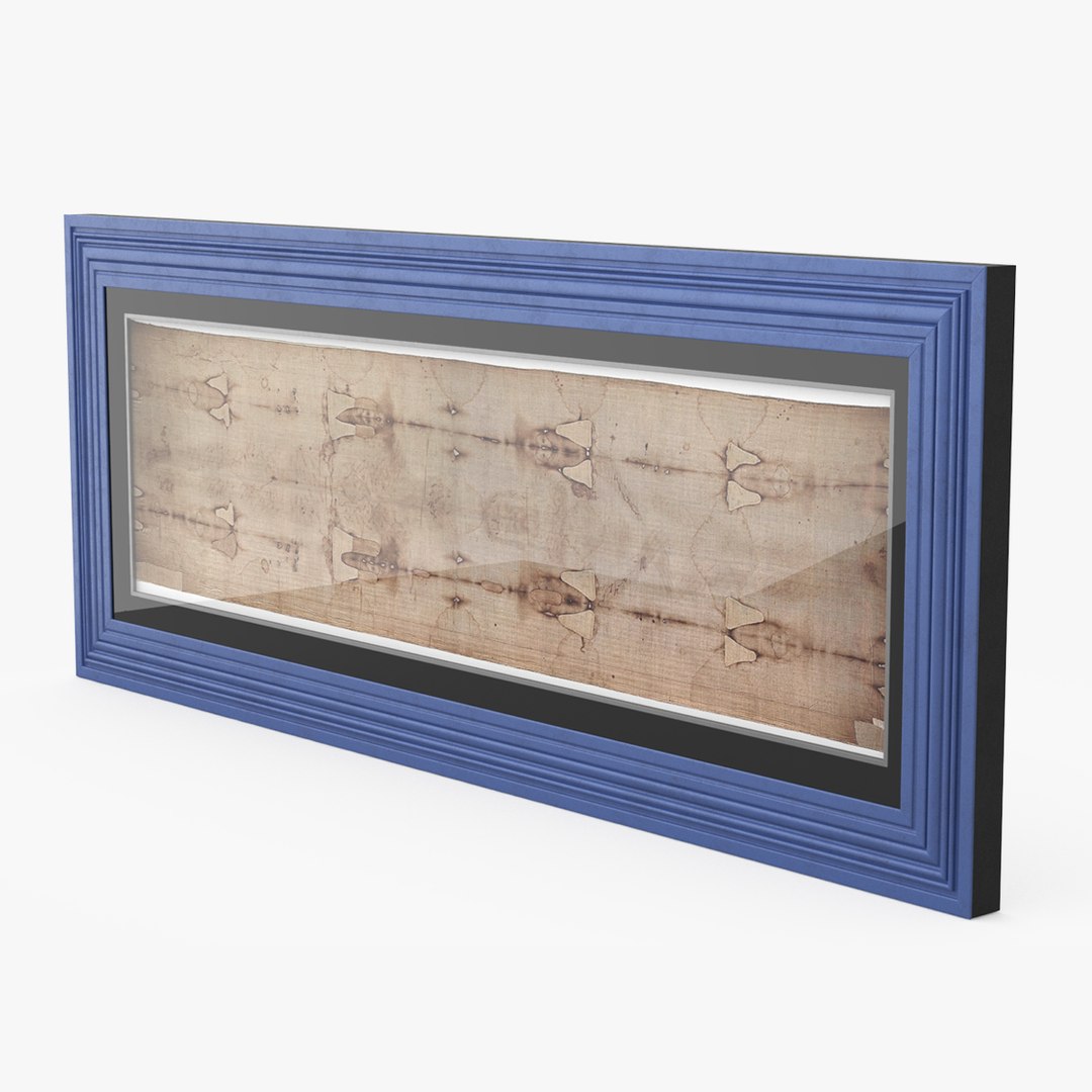 Shroud of Turin Framed 3D model preview