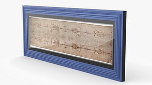 3D Shroud of Turin Framed