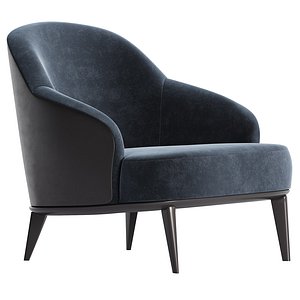 3D LESLIE ARMCHAIRS By Minotti model