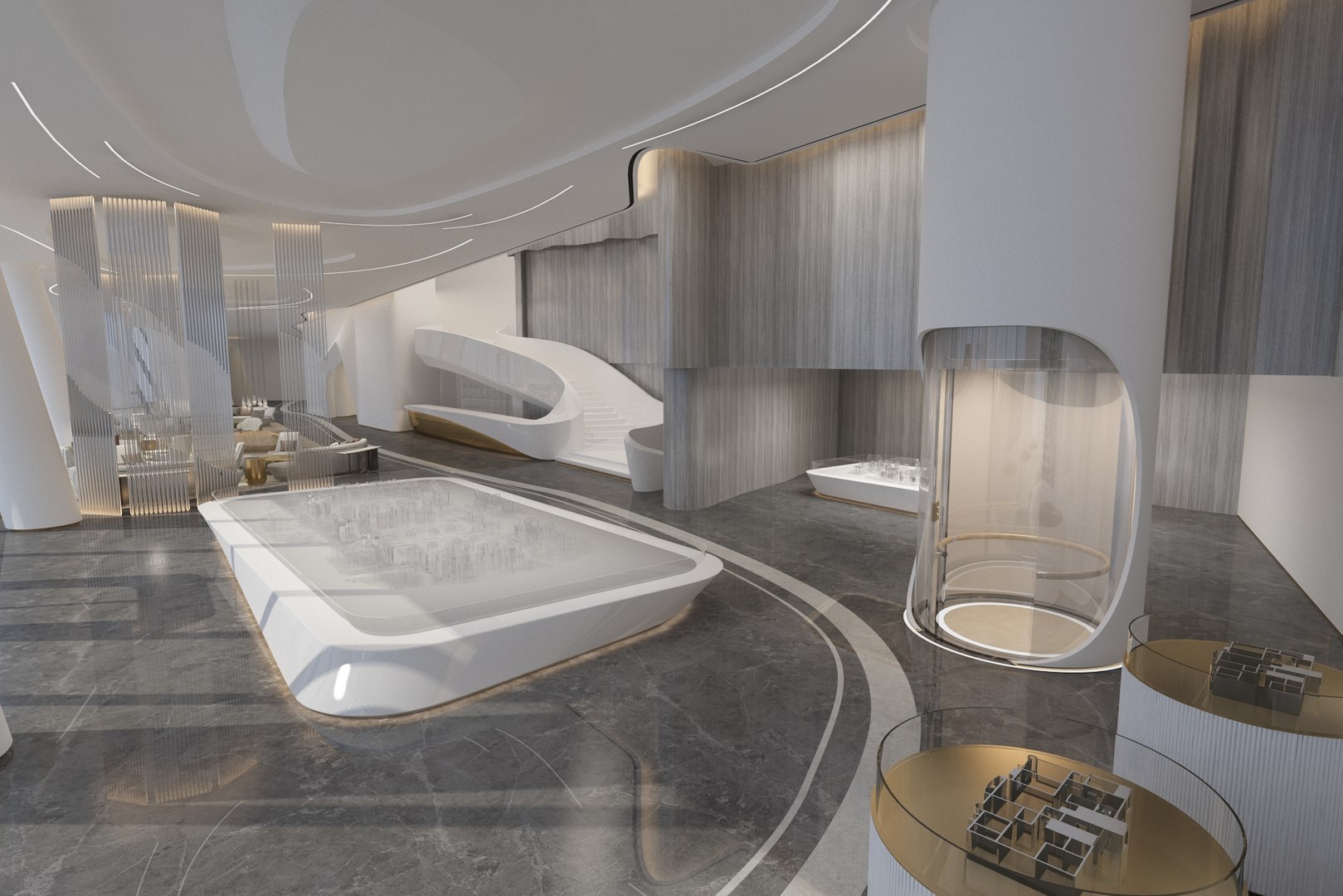 Negotiation Hall 3D - TurboSquid 1698713