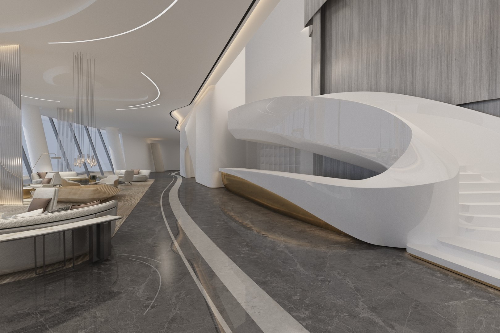 Negotiation Hall 3D - TurboSquid 1698713