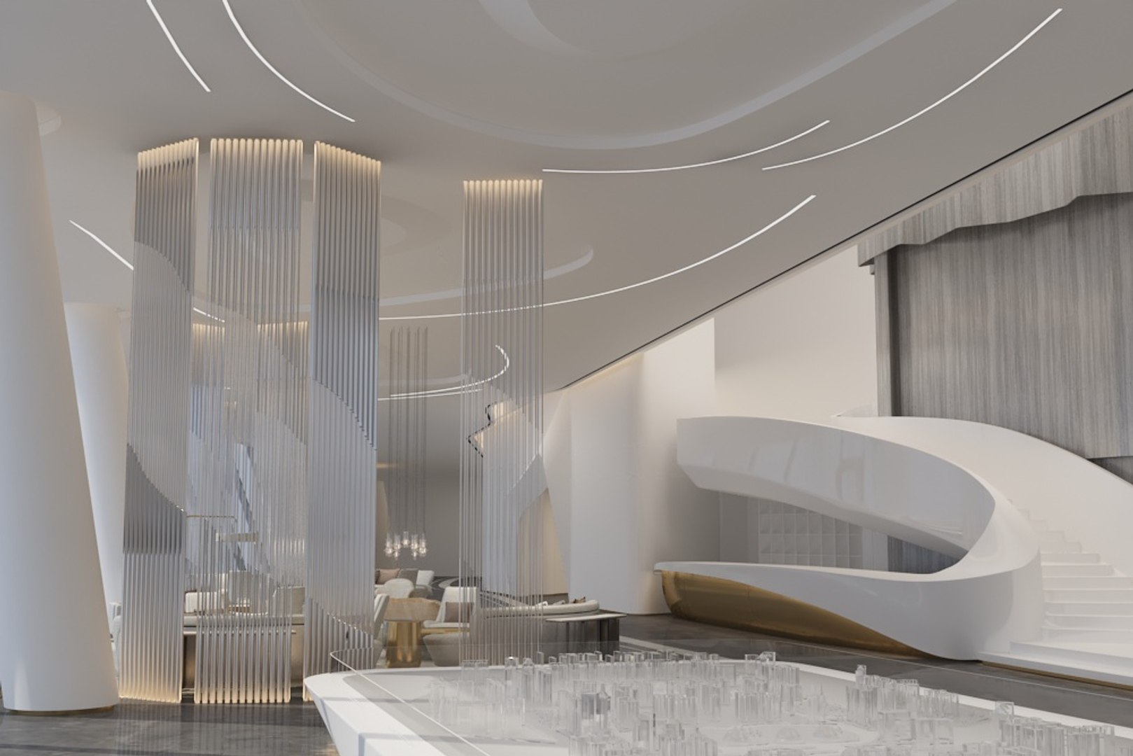 Negotiation Hall 3D - TurboSquid 1698713