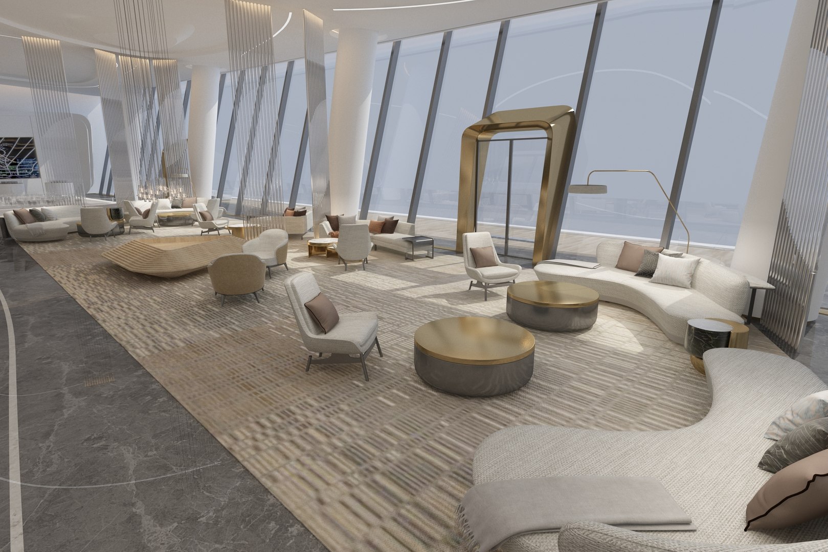 Negotiation Hall 3D - TurboSquid 1698713