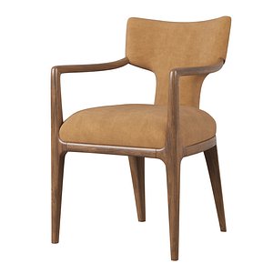 3D RH LIGNE DINING ARMCHAIR