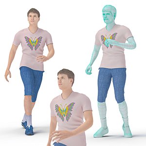 character dancer hip hop animation