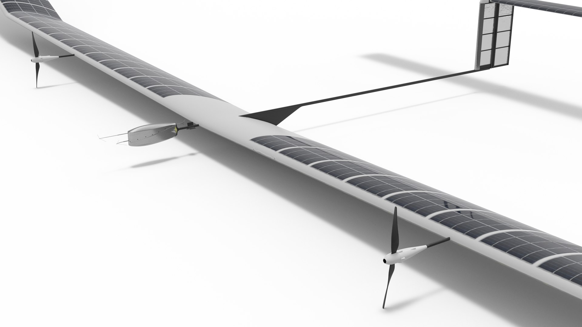 3D Airbus Zephyr S Solar Powered Drone Model - TurboSquid 2120516