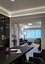 Sala de estar e sala de jantar modernas