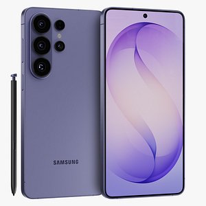 3D Samsung Galaxy S26 Ultra Cobalt Violet