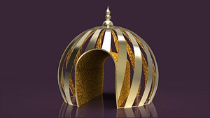 3D Ramadan Dome Tunnel