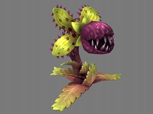 carnivorous plant 3D model