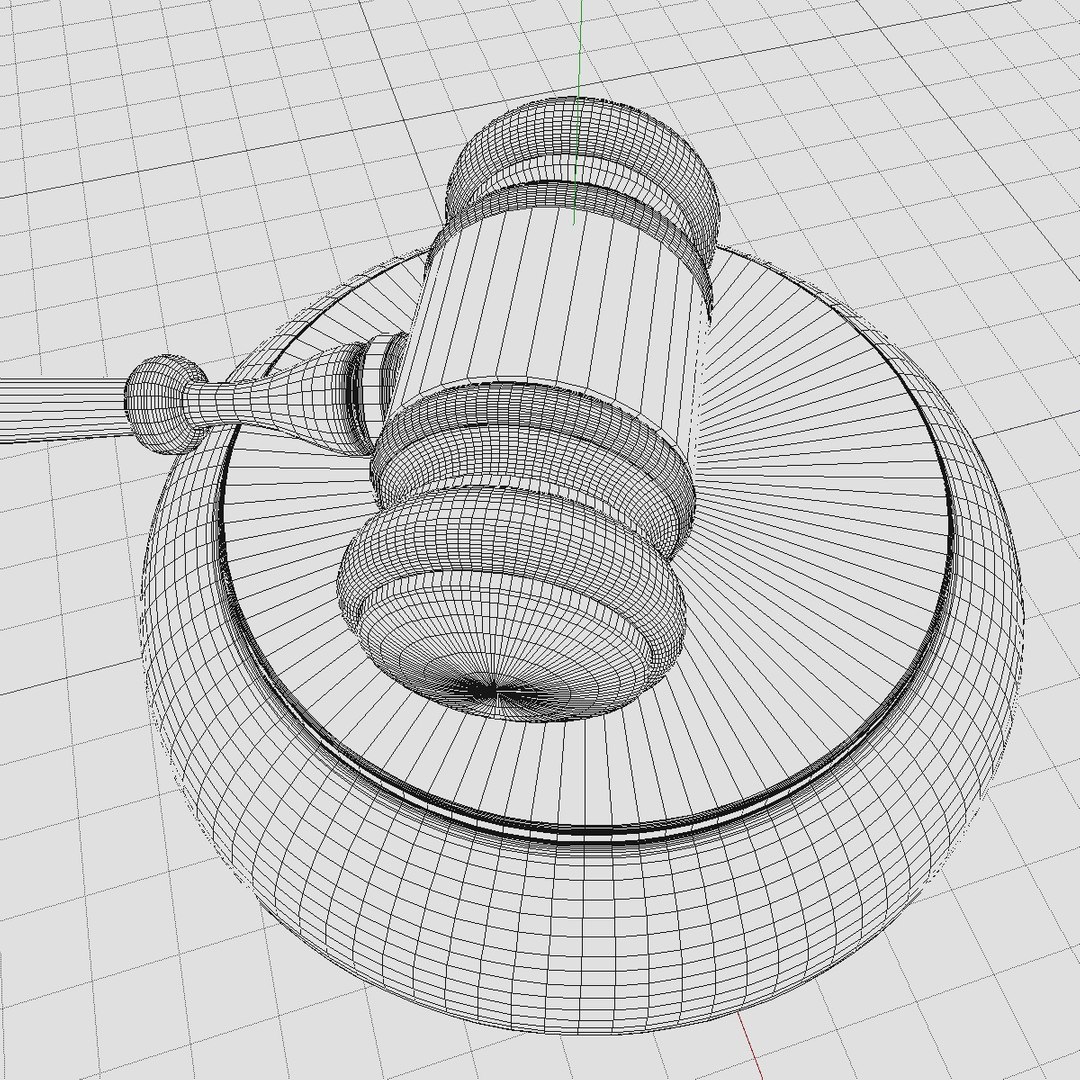 Gavel ceremonial mallet 3D model TurboSquid 1209905