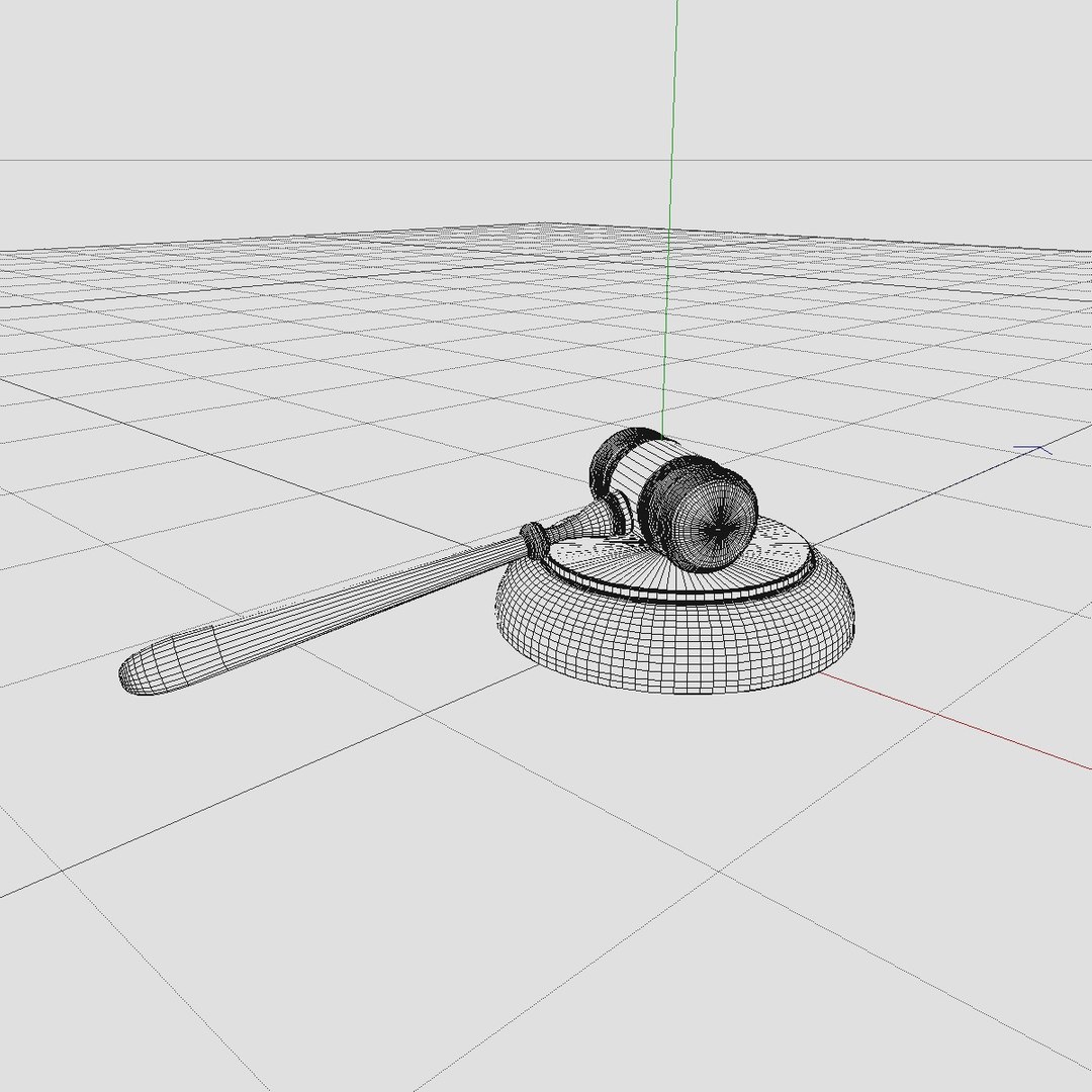Gavel Ceremonial Mallet 3D Model TurboSquid 1209905