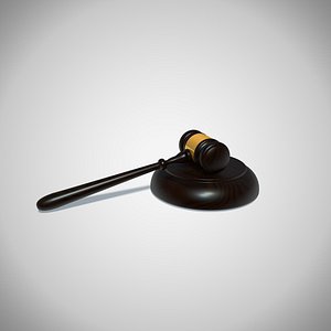 Gavel or ceremonial mallet.