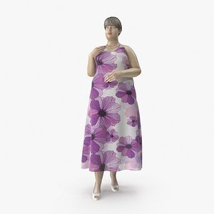 size mannequin 01 pose 3D model