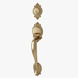 Classic Door Handle 3D model