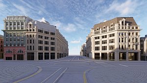 European architecture model