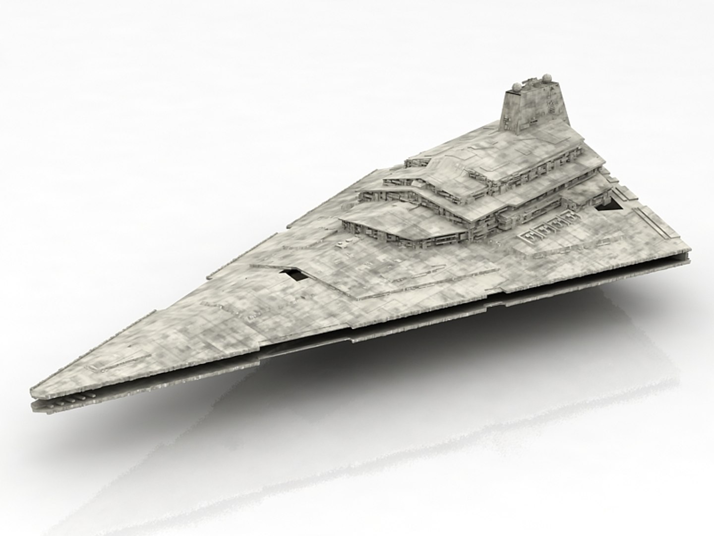 Star destroyer spaceship 3D model - TurboSquid 1624534