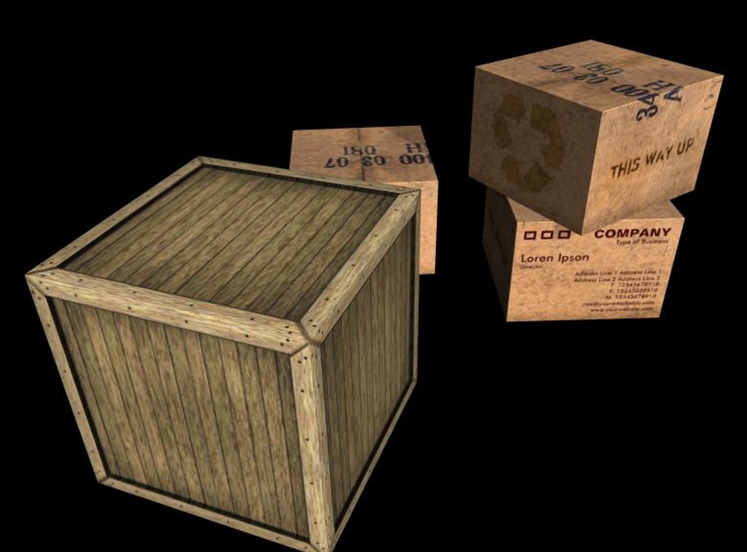Obj Crate Carton