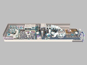 3D indoor amusement park playground