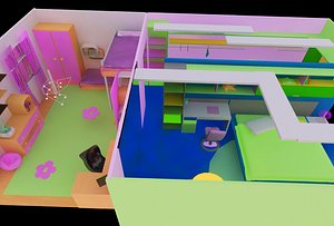 sweet apartment 3d