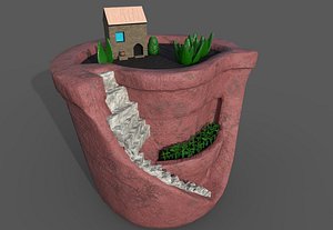 sculpted pot model