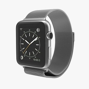 apple watch 42mm milanese 3d model