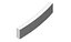 Concrete Curb Radius Set Outer R3 R5 R8 R12  4 Piece Curved Sidewalk Border Collection