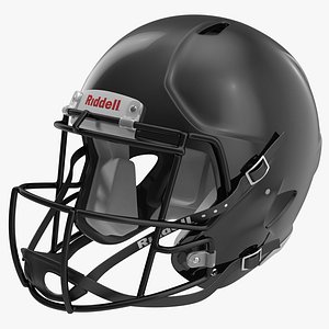 Football Helmet 3 Riddell Black