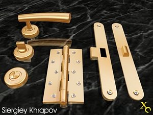3d model door alma