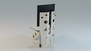 modern table chair 3D