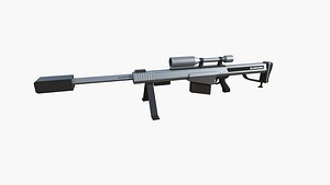 Anti-Drone Sniper Gun J02 - SciFi Jamming Weaponry