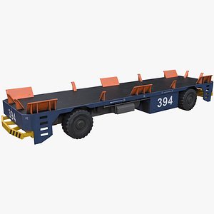 automated guided vehicle 3D model