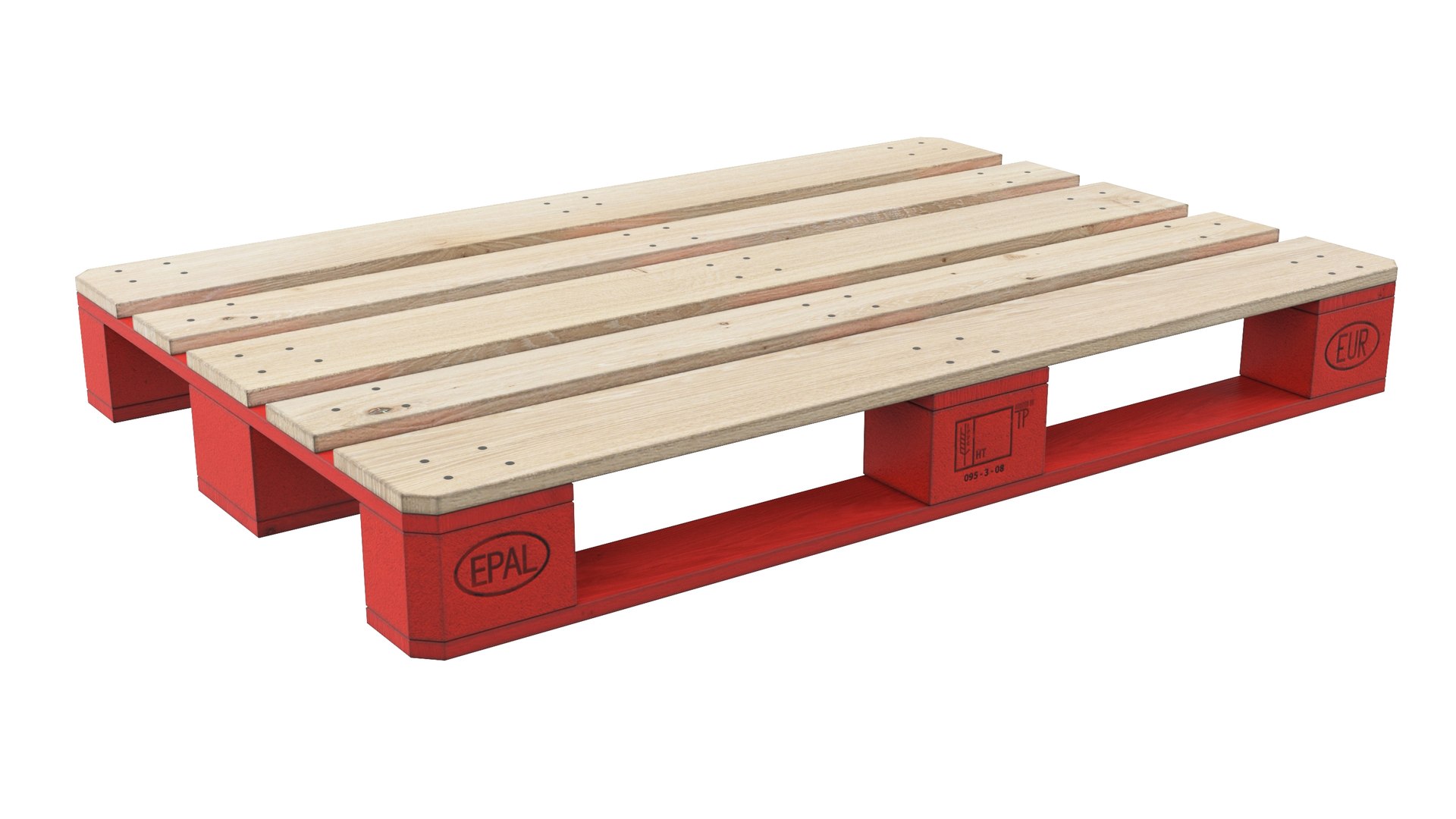 Pallet Red 3D Model - TurboSquid 2013015