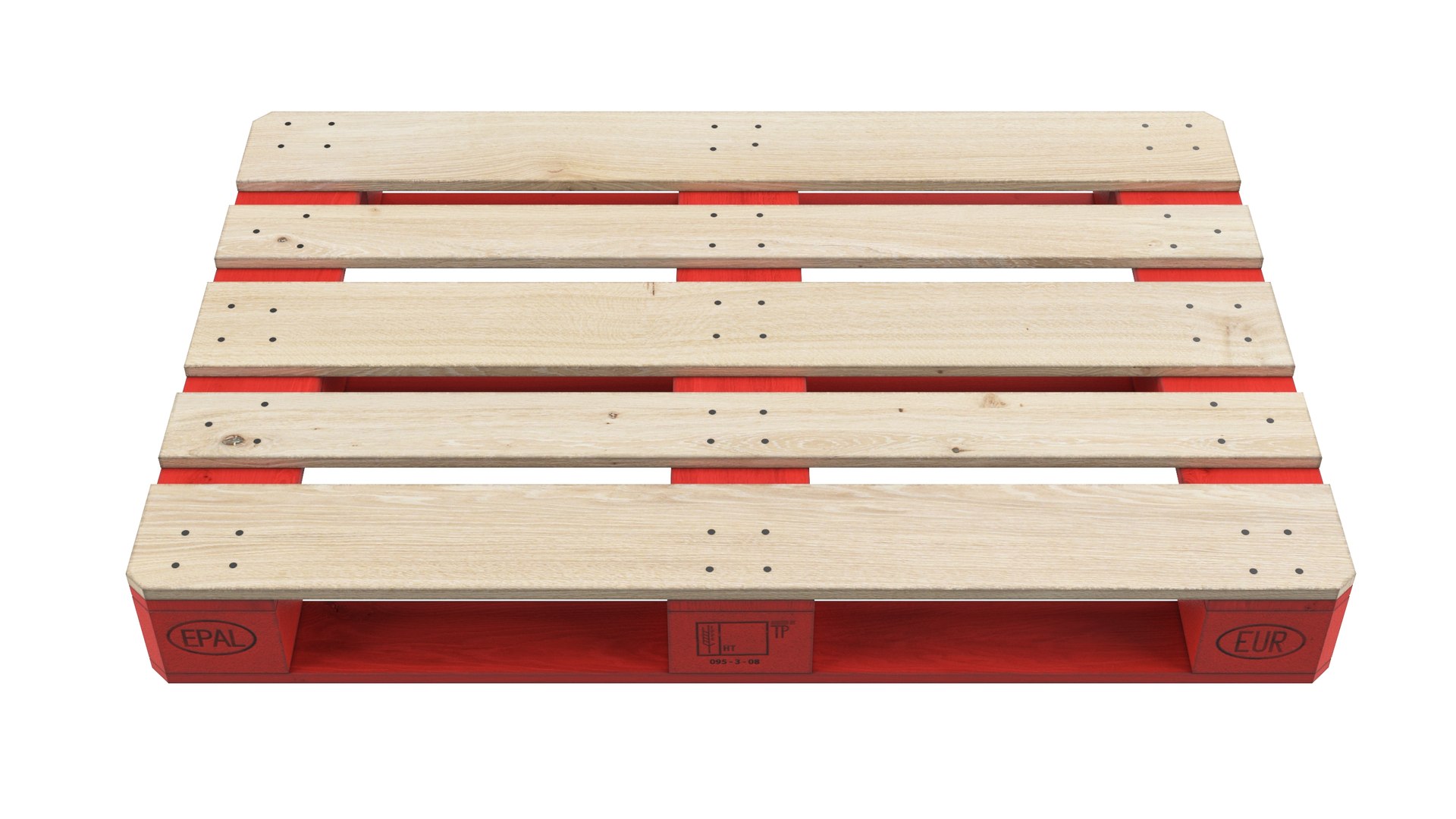 Pallet Red 3D Model - TurboSquid 2013015