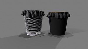 3D garbage can