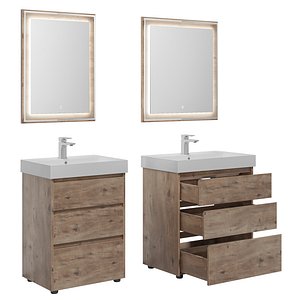 3D Nova Lite 60-75-85 3 drawers rustic oak
