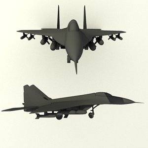 3d model mig 29-k 29