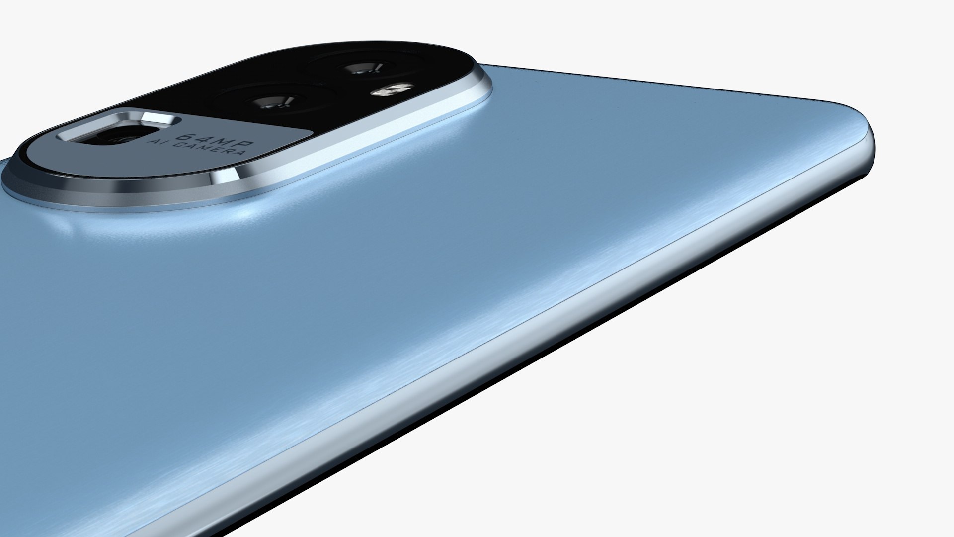 3D Model OPPO Reno 10 Colorful Blue - TurboSquid 2075990
