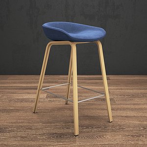 3D stool hay model
