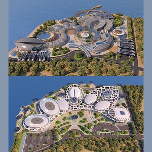 Marine Research Center - 2021 - Collection - 2Ds Plans - 3Ds Files 3D model