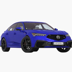 3D Acura Integra Type S 2024 With interior model