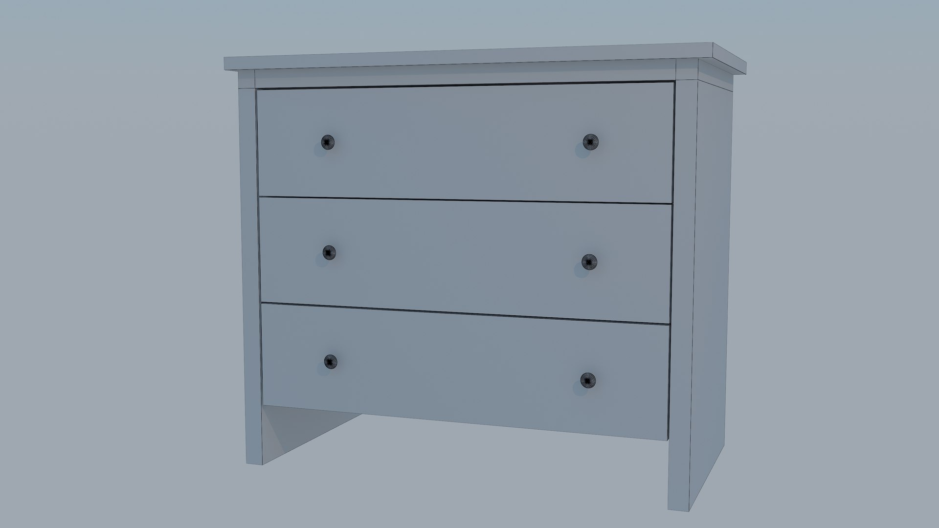 Grey Wood Dresser 3D TurboSquid 2000923   Hgsfhfsd 