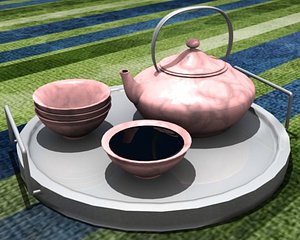 free tea pot 3d model