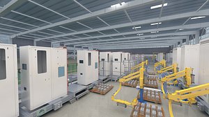 Factory Interior and Equipment