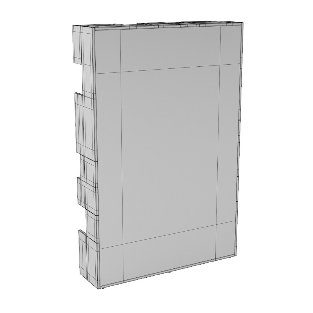 Bookcase Wood 3d Dxf