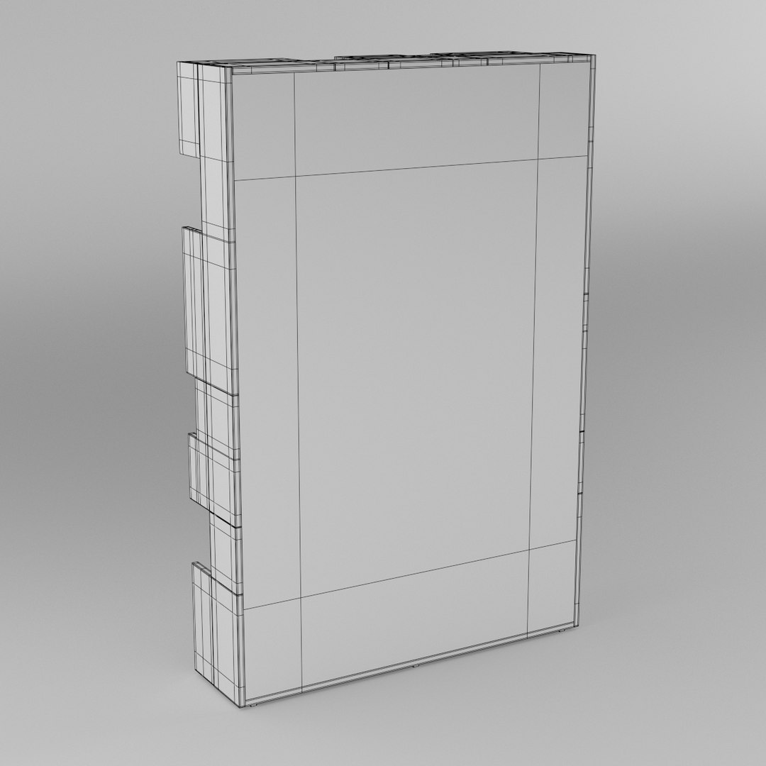 Bookcase Wood 3d Dxf