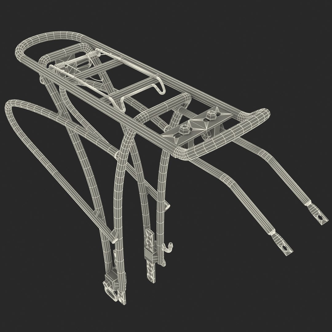 Bike Rear Rack 3d C4d