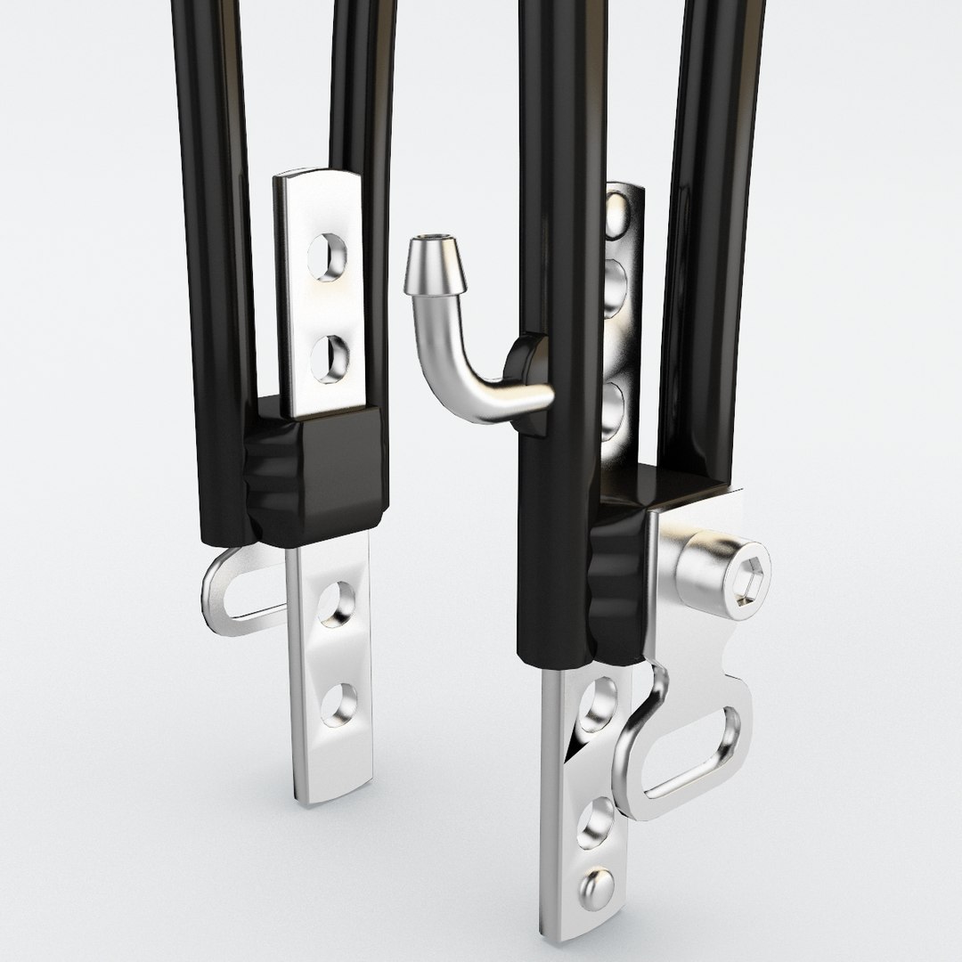 Bike Rear Rack 3d C4d